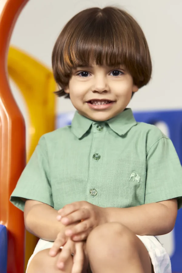 CAMISA DE LINHO G. TRADICIONAL INFANTIL