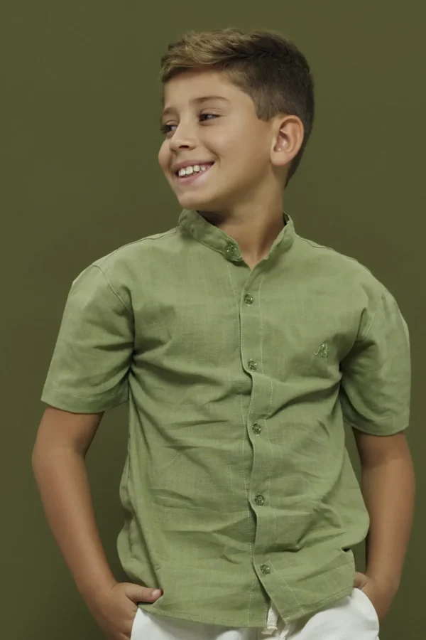 CAMISA DE LINHO G. PADRE JUVENIL