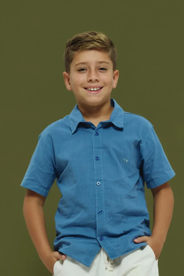 CAMISA DE LINHO G. TRADICIONAL JUVENIL