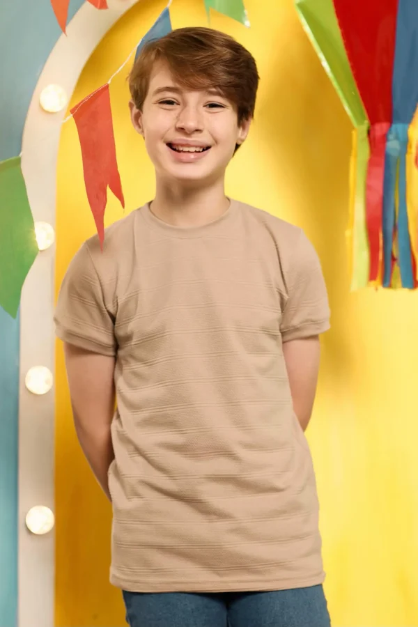 CAMISA COM PUNHO JUVENIL